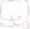 vidaXL - Salontafelpoten - 3 - st - U-vormig - 90x(72-73) - cm - staal - antraciet
