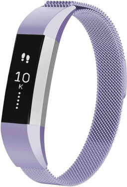 iMoshion Bandje Geschikt voor Fitbit Alta (HR) Maat S - iMoshion Milanees magnetische band - Paars