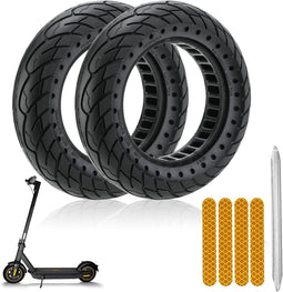 10x2.50 solide scooterbanden 10 inch massief rubberen banden 60/70-6,5 voor Ninebot Max g30d 2 solid