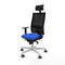 Bureaustoel met hoofdsteun Piqueras y Crespo 1D026G1 Blauw