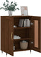 vidaXL - Dressoir - 69,5x34x90 - cm - bewerkt - hout - bruin - eikenkleur