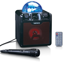 Lenco BTC-055BK - Karaokeset - Bluetooth 5.0 - Zwart