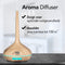 Infinity Goods Aroma Diffuser - Luchtbevochtiger - 10 LED kleuren - Hout Bruin (2x 10ml)