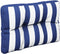 vidaXL - Palletkussens - 2 - st - stof - gestreept - wit - en - blauw