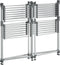 vidaXL - Wasrek - 107x107x120 - cm - aluminium