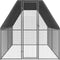 vidaXL - Kippenhok - 2x4x2 - m - gegalvaniseerd - staal