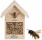 Bijenhuis 16,9 X 22,9 Cm Hout/bamboe Naturel - bijen - insecten - Esschert Design
