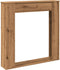 vidaXL - Haardombouw - 100x20x100 - cm - bewerkt - hout - artisanaal - eikenkleurig