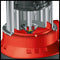 Einhell GE-PP 5555 RB-A - Elektrische Regentonpomp - 550 W - 5500 l/u - Max. opvoerhoogte: 20 m - Max. dompeldiepte: 7 m