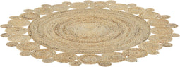 GOLGEN - Laagpolig vloerkleed - Beige - 120 cm - Jute
