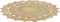 GOLGEN - Laagpolig vloerkleed - Beige - 120 cm - Jute