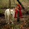Great Pretenders Verkleedkledij Woodland Roodkapje cape - Rood - Maat 4-6 jaar
