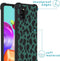 iMoshion Hoesje Geschikt voor Samsung Galaxy A41 Hoesje Met Koord - iMoshion Design Hoesje met Koord - Zwart / Meerkleurig / Groen / Panther Illustration