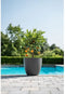 Bloempot - GARDEN ID - Phoenix Antraciet - 38 x 34 cm - 100% Gerecycled en Recyclebaar - Vorst- en UV-bestendig - Voor Buiten