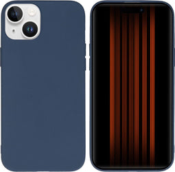 imoshion Hoesje Geschikt voor iPhone 15 Plus Hoesje Siliconen - imoshion Color Backcover - Donkerblauw