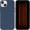 imoshion Hoesje Geschikt voor iPhone 15 Plus Hoesje Siliconen - imoshion Color Backcover - Donkerblauw