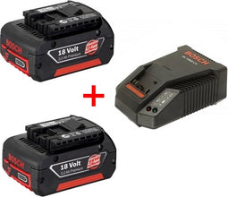 18v starterset met 2 accu's van 3.0Ah + Lader AL1860 CV