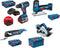 18v Toolkit Hout 2 - GSR 18V-60 C Accuschroefboormachine + GST 18 V-LI S + GKS 18 V-57 G + GOP 18 V-28 - 3 accu's