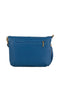 Anna Morellini ALICE - Schoudertas - Denim met rits en magnetische klep - Blue Denim (30 × 22 × 10 cm)