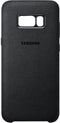 Samsung Galaxy S8+ - Alcantara Cover - Schokbestendig - Zilver