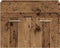 vidaXL - Wastafelkast - 60x38,5x46 - cm - bewerkt - hout - oud - houtkleurig