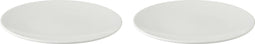 Palmer Bord coupe White Delight 21 cm Wit Porselein 2 stuks