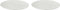 Palmer Bord coupe White Delight 21 cm Wit Porselein 2 stuks