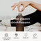 waterdrop® Glazen Drinkfles 600 ml - Duurzaam Borosilicaatglas - Neopreen Hoes en Bamboe Dop - Clean Melange