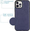 iMoshion Hoesje Geschikt voor iPhone 12 Pro / 12 Hoesje Met Pasjeshouder - iMoshion Luxe Portemonnee - Donkerblauw