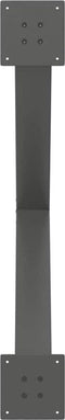 vidaXL - Eettafelpoten - 3 - st - X-vormig - 90x(72-73) - cm - staal - antraciet