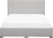 ROCHELLE - Bed opbergruimte - Lichtgrijs - 140 x 200 cm - Polyester