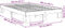 vidaXL - Bedframe - zonder - matras - 120x200 - cm - massief - hout - eiken