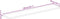 vidaXL - Tafelblad - rechthoekig - 140x50x2,5 - cm - massief - mangohout