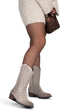 PS Poelman BILLY - Cowboy laars - Rits - Beige/taupe