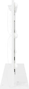 vidaXL - Make-upspiegel - met - LED-verlichting - - - Wit - 80x55x18 - cm