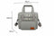 Ceruzo Koeltas 14L – Geïsoleerde Lunchtas – Dubbel Compartiment – Grijs-23 x 20 x 30 cm