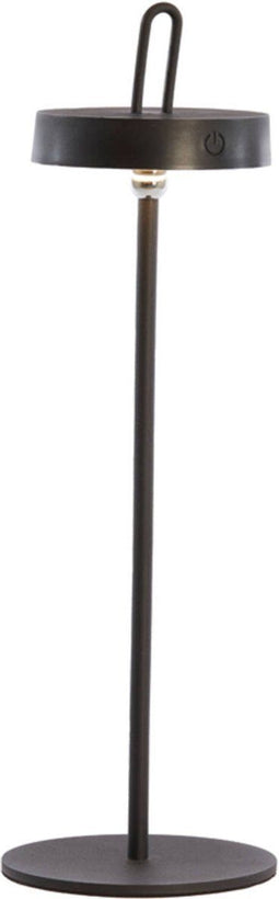 Light&living - oplaadbare tafellamp - voor binnen en buiten - LED Ø13x47 cm - AMPEHA zwart