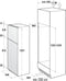 GORENJE RFI512E21 - Inbouw Koel-vriescombinatie - 170 Liter - Wit