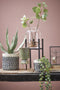 Mica Decorations Bonaparte Plantenmand - H20 x Ø20 cm - Jute - Zwart