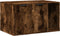 vidaXL - Kattenbakkast - 80x50x45 - cm - bewerkt - hout - gerookt - eikenkleurig