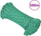 vidaXL - Boottouw - 4 - mm - 500 - m - polypropyleen - groen