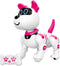 Gear2Play Robo Luna - Interactieve robothond - LED ogen - Dansen en stunts uitvoeren - Wit/roze