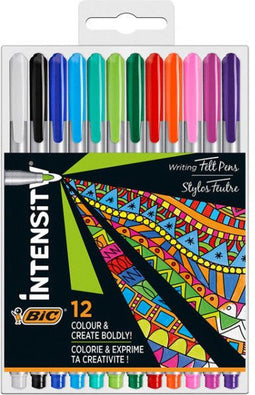Fineliner bic intensity m assorti | 1520 stuks
