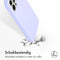 Accezz Liquid Silicone Backcover iPhone 12 (Pro) - Schokabsorberend - Paars
