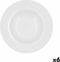 Diep bord Bidasoa Glacial Keramisch Wit (23,5 cm) (Pack 6x)
