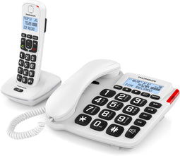 Thomson Serea Combi - DECT-telefoon - 2 handsets met grote toetsen - Wit (2 stuks)