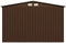 vidaXL - Tuinberging - 257x205x178 - cm - staal - bruin
