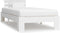 vidaXL - Bedframe - massief - grenenhout - wit - 100x200 - cm