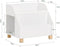 SoBuy KMB54-W - Kinderboekenplank - 3 Compartimenten - Wit