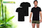 Bamboo - T Shirt Heren - Ronde Hals - Extra Lang - Anti Zweet - Zwart (2 stuks)
